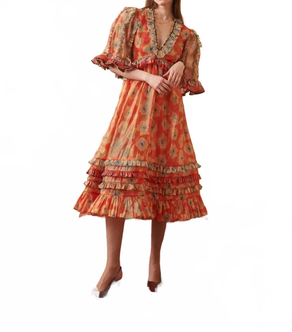 NEW CELIA B aura dress in multicolor